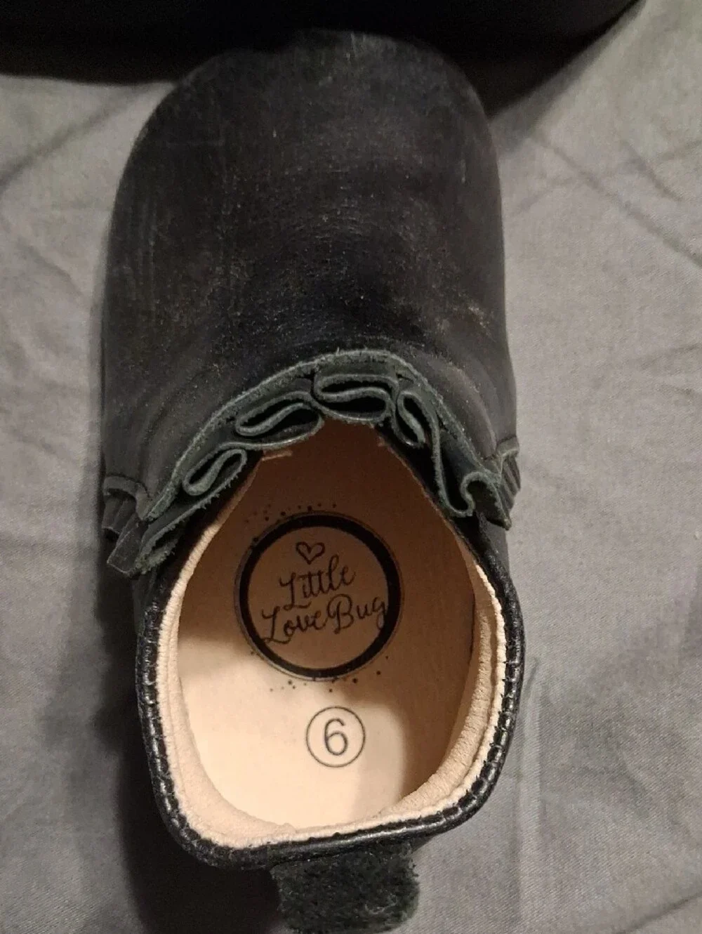 Size 6 Toddler/baby Little Love Bug Mila Low Top Boots